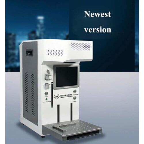 TBK LCD Laser Repair Machine Built-in Computer Laser Engraving Machine For iPhone 8 8P X XS XS Max Back Cover Separating