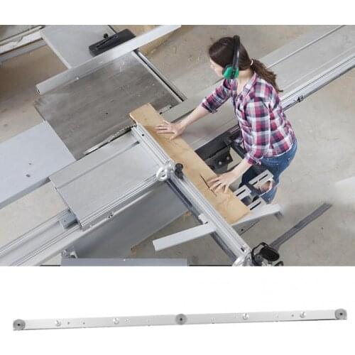 Linear Slide 650mm Aluminum Alloy Rail Miter Bar Slider Table Saw Gauge Rod Miter Gauge Geleiderail