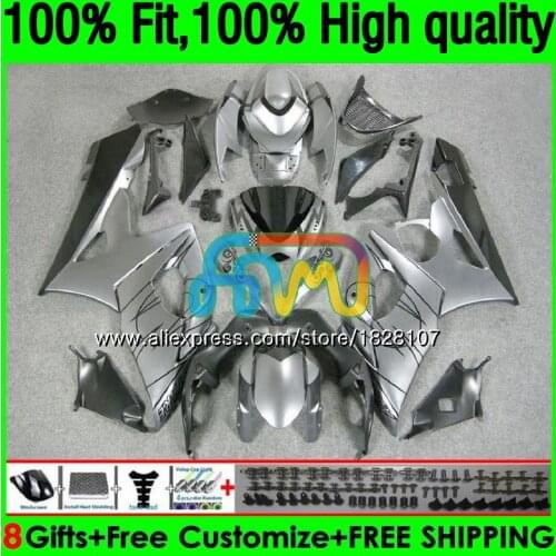 OEM For SUZUKI GSXR-1000 GSX R1000 GSXR 1000 CC 05 06 42BS.23 GSX-R1000 1000CC 05 06 K5 GSXR1000 Silver grey 2005 2006 Fairing