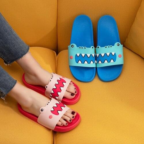 Couple Slippers Home Indoor Ladies Slippers Fashion Cute Cartoon Family Slippers Man House Slippers Indoor Slippers Women Shoes