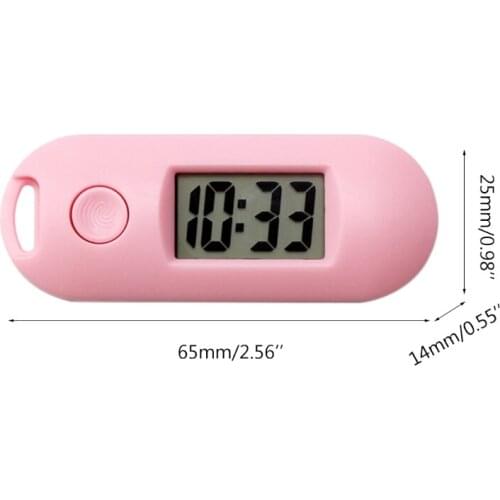 M4YC Mini Portable Silent Digital Electronic Clock for student Exam Study Library