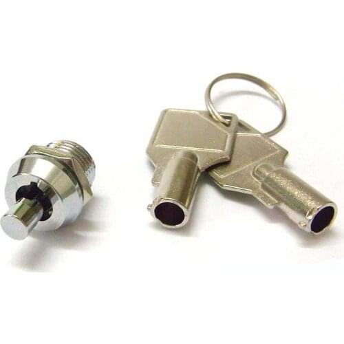 Zinc Alloy M12 Small Push Lock LED Advertisement lamp box lock Ipad Enclosure POS Desk Ipad Mini Push Lock 1 pc