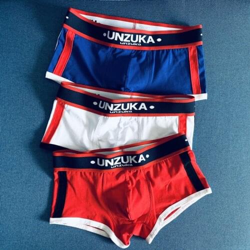 1 Pcs Mens Panties Underwear Boxers Shorts Casual Cotton Solid Color Men Sexy Boxer Breathable Young Mens Underpants Hot Sale