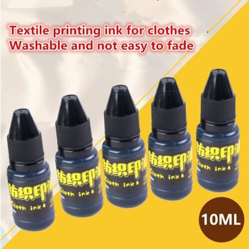 10ml ink printing clothes stamp special kindergarten students children clothing name waterproof not fade printing wash not fade