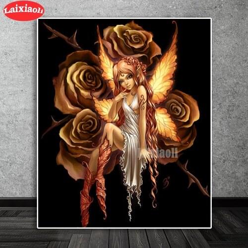 DIY diamond painting Elf wallpaper girl Gift Square Diamond Round Diamond 5d full diamond Mosaic Diamond Embroidery puzzle Decor