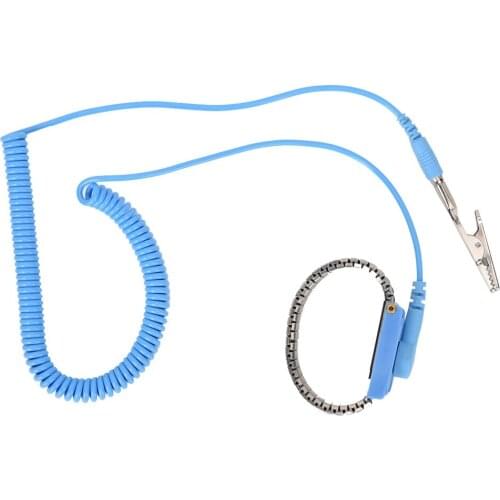Antistatic Band Bracelet Adjustable ESD Grounding Electrostatic Discharge Wrist Strap
