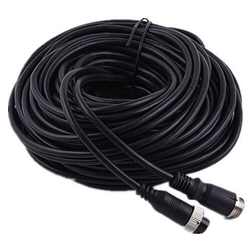 4 Pin aviation male conector to bnc male 4 pin din Cable for car camera