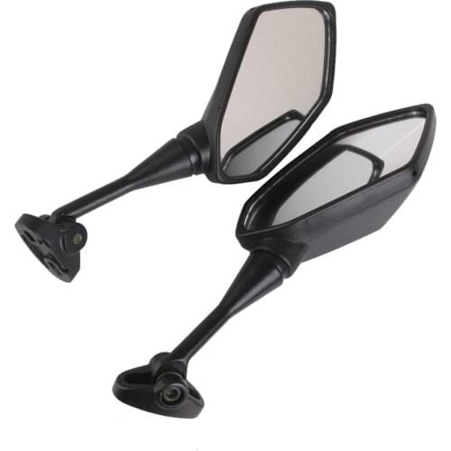 2pcs Blk Side Rear View Mirrors For Motorcycle FOR Honda FOR Yamaha FOR Kawasaki FOR Suzuki