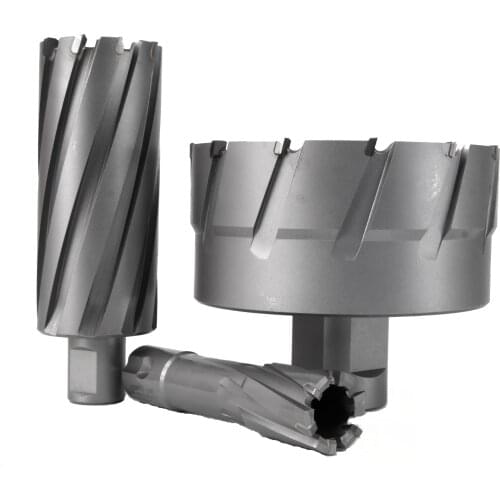 TCT Metal Core Drill Hole Saw For Magnetic Drill Hard Alloy Hollow Core Drill Bit Diameter 66-100mm Cutting Depth 50mm