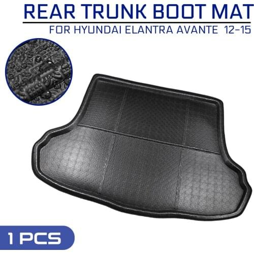 Carpet Car Floor Mat Rear Trunk Anti-mud Cover For Hyundai Elantra Avante 2012 2013 2014 2015