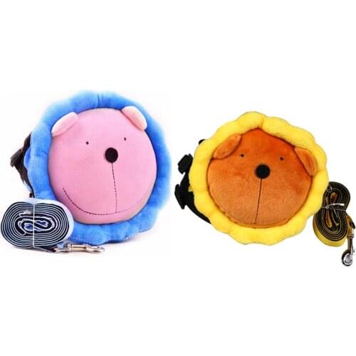 Pet Dog Backpack Cute Teddy Bichon School Bag Sun Flower Lion Snack Bags for Small Medium Dogs Puppy