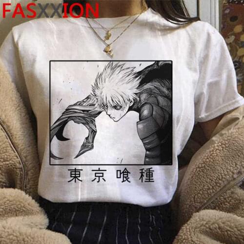 Tokyo Ghoul Kaneki Ken t-shirt t shirt male 2021 harajuku ulzzang print plus size tshirt tumblr