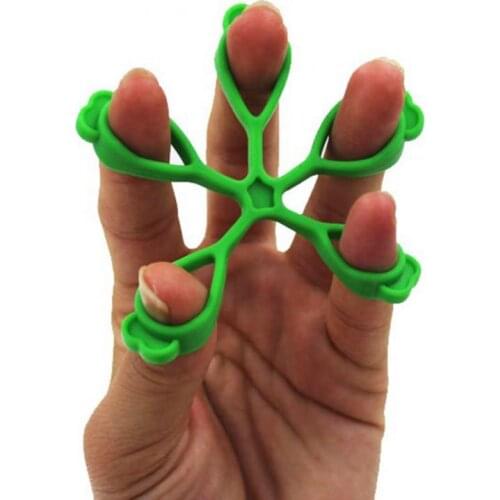 Finger Strength Trainer Durable Soft Silicone Hand Exerciser Grip Strength Strengthener Finger Stretcher Trainer for Sports