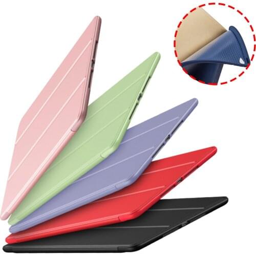 Hot PU Leather Silicone Case For iPad Air 2 1 2013 2014 Funda For iPad 9.7 inch 2017 2018 6th 5th Generation Case cover +gift