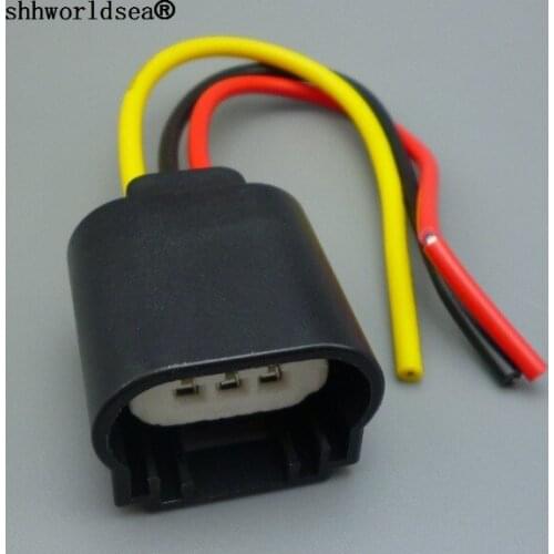 Shhworldsea 1/2/5/10/100pcs hot sale Ceramic H13 socket,H13 bulb holder,H13 car connector, female h13 connector