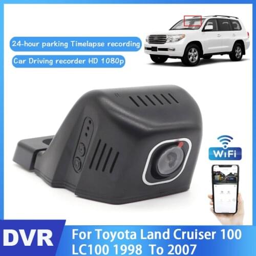 HD 1080P Hidden Wifi Dash camera Car DVR For Toyota Land Cruiser 100 LC100 1998 1999 2000 2001 2002 2003 2004 2005 2006 2007