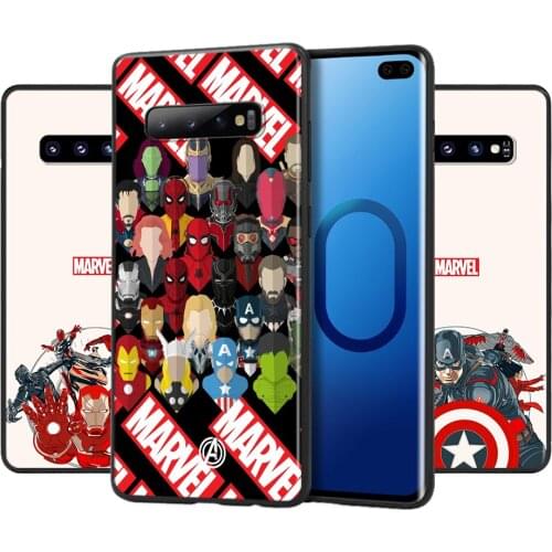 Marvel Avengers superheroes For Samsung Galaxy S21 S20 FE Ultra Lite S10 5G S10E S9 S8 Plus Soft Silicone Phone Case