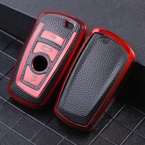TPU Car Key Cover Case For 520 BMW 525 F30 F10 F18 118i 320i 1 3 5 7 Series X3 X4 M3 M4 M5 Remote Keychain Holder Protection