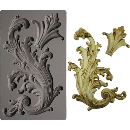Waves, Scroll & Totem Silicone Mold Fondant Mould Cake Decorating Tools Chocolate Gumpaste Molds, Sugarcraft, Kitchen Gadget