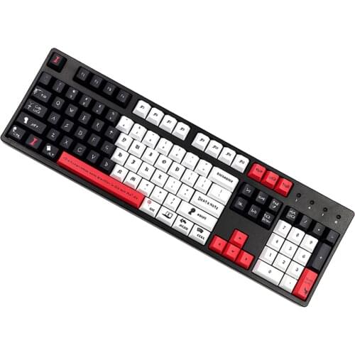 135 Keys Death Notes Theme Dye Sublimation PBT Keycaps DIY for Most Mechanical Keyboards