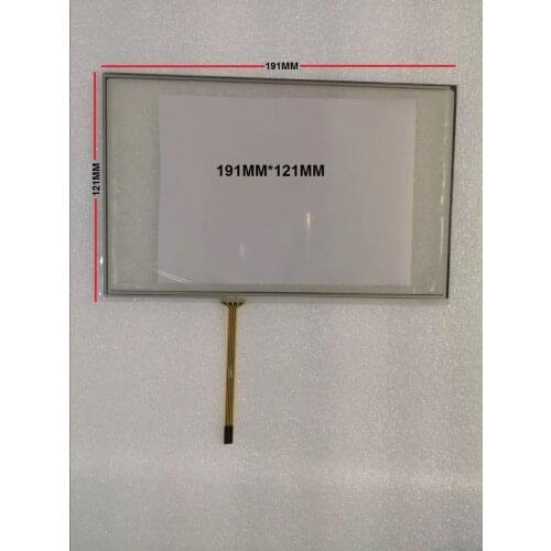 192*122 191*121 191*123 190*120 mm new 8 inch Resistance touch panel for On-board DVD navigation GPS 192mm*122mm 191mm*121mm