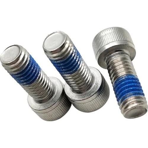 30pcs M4 stainless steel Allen cylindrical head knurled screws cup headed screw dispensing anti-loosening bolt 4mm-25mm long