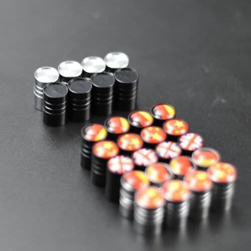 4pcs Tire Valve Stem Caps For Skoda Octavia Yeti Roomster Fabia Rapid Superb KODIAQ Citigo KAMIQ KAROQ SCALA VISION X