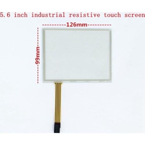 5.6'' inch 5.7'' inch resistive touch screen 4-wire LCD screen industrial touch screen 126 * 99