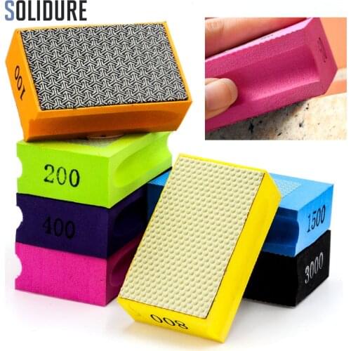 Diamond hand polishing pad 90*55mm stone polishing hand wiper glass polish grinding ceramic tile diamond abrasive pads