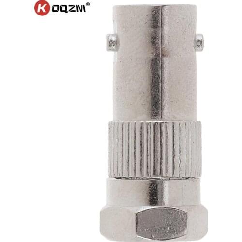 BNC Female Jack to F-Type Male Plug RF Radio Antenna Coax Adapter F Male to BNC Female Coax Jack Connector 1pc