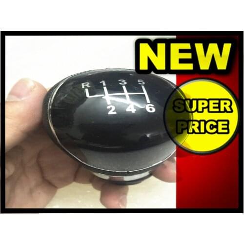 GOOD shipping 6 Speed Car Gear Shift Knob For Ford Focus MK2 MK3 Fiesta C-Max B-Max Kuga Car modification