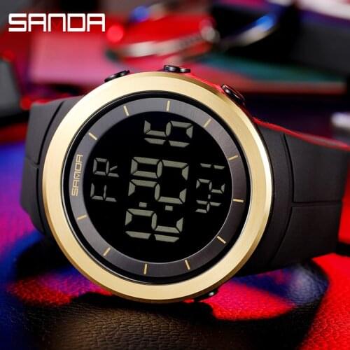 New Sport Mens Watches LED Electronic Digital Watch for Men Fashion Waterproof Military Wristwatches Clock Male Wristwatch