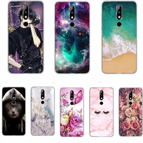 For Nokia 5.1 plus Case Soft Silicone Bumper Back Cover Case For Nokia 5.1 plus Nokia5.1 plus Cases Phone Covers