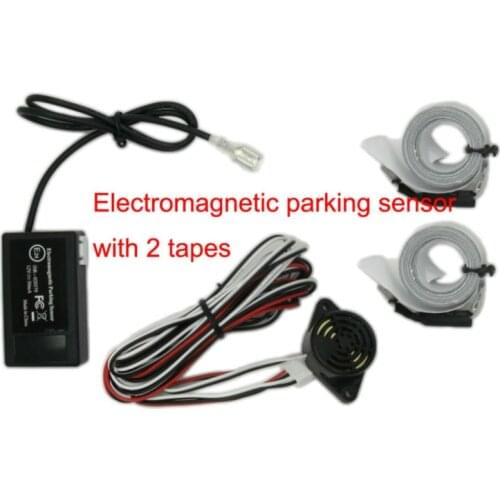 Electromagnetic parking sensor U301,car parking Assistance,reverse parking sensor,no holed no drilled,Free shipping,with 2 tapes