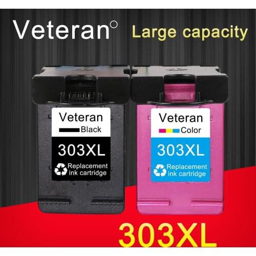 Veteran 303XL Cartridge Compatible for hp 303 xl Ink Cartridges hp303 for Envy 6020 6030 6220 6230 7120 7130 7134 7830 printer