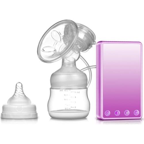 Electric Breast Pumps USB Charge Electrical Breast Pump Powerful Nipple Suction with Baby Milk Bottle
