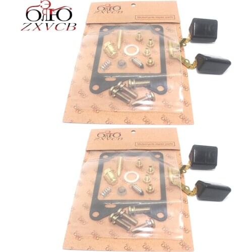 2 set for Virago 750 XV750 1981-1983 XV Motorcycle carburetor repair kit oil cup float