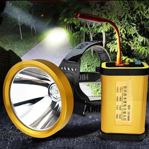 Highpower Portable lighting led usb headlamp cree L2 headlights rechargeable lighting camping lantern for hunting lighting