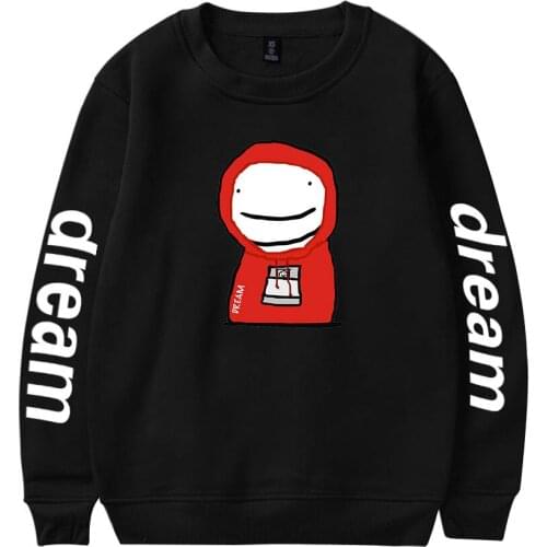 2021 Dreamwastaken New Men O-Neck Hoodie Women Loose Casual Cotton Fleece Sweatshirt Pullover Boys Girls Streetwear Hip Hop Tops