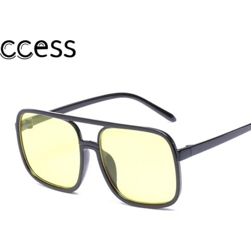 2021 New Trending European and American Hip-hop Black Frame Flat Glasses Retro Big Frame Men and Women Same Style Flat Glasses