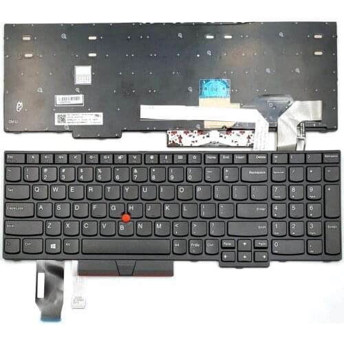 New For Lenovo Thinkpad E580 E585 E590 Type 20KS 20KT 20KV 20NB 20NC Laptop Keyboard US Black Without Backlit
