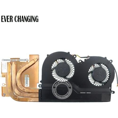 New & Original GPU Fan and Heat Sink For HASEE Z7 6-31-P6502-G02 6-31-P6502-200 6-31-P6502-201 FCN FG80 FGFF
