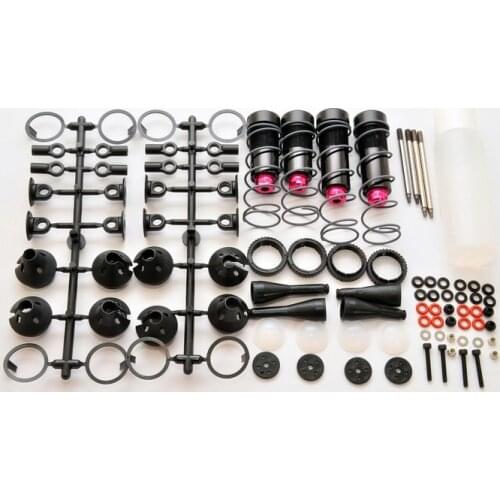 OFNA/HOBAO RACING 90054 FRONT/ REAR SHOCK ABSORBER SET 17MM, 4SETS for 1/8 HYPER VS BUGGY Free Shipping