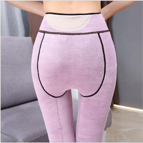 Knitting Sale 2019 Casual Winter New High Elastic Artificial Wool Thicken women Leggings Warm Pants Skinny Pants For Women Z276