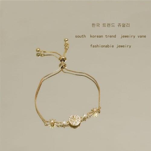 14k Gold Bracelet Female Ins Niche Design Jewelry Bracelet Girlfriends Simple Temperament Jewelry Bracelet