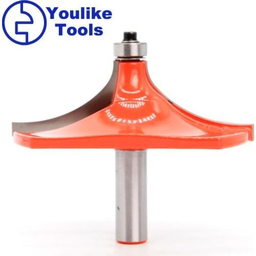 1PC 12mm Shank extra large Diameter Thumbnail Table Edge Router Bit Woodworking cutters Tenon Cutter for Wood Woodworking Tools