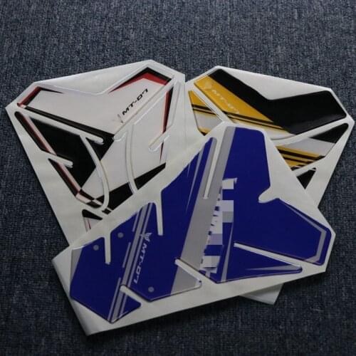 For Yamaha MT-07 Mt07 Mt 07 3D Fuel Tank Sticker Cover Pad Motorcycle Decorative Decal Sticker