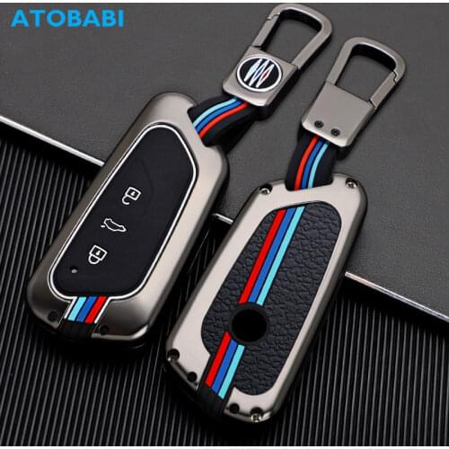 Zinc Alloy Car Key Cases Smart Remote Control Fobs Cover For Skoda Octavia A8 2021 VW Volkswagen Golf 8 MK8 2020 SEAT Leon MK4
