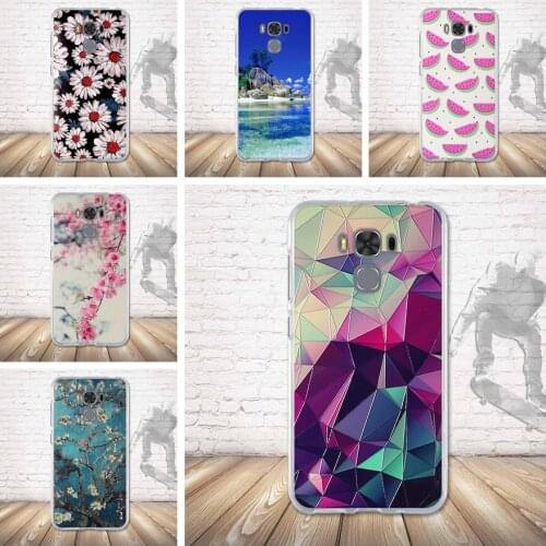 Phone Case For Asus Zenfone 3 Max Zc553kl Case Silicone Painted Soft TPU Cover For Asus Zenfone 3 Max 5.5'' Zc553kl Cover Fundas