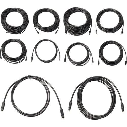 Digital Fiber Optical Optic Audio SPDIF MD DVD TosLink Cable Lead Cord length:2M